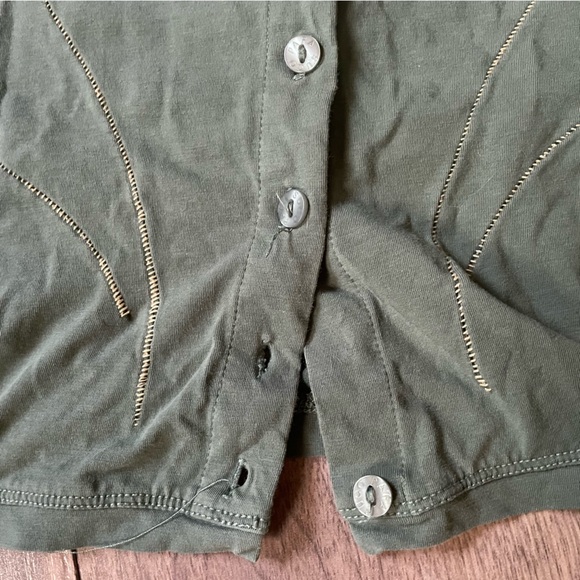 Vintage Parasuco Longsleeve Cropped Top - Picture 3 of 3